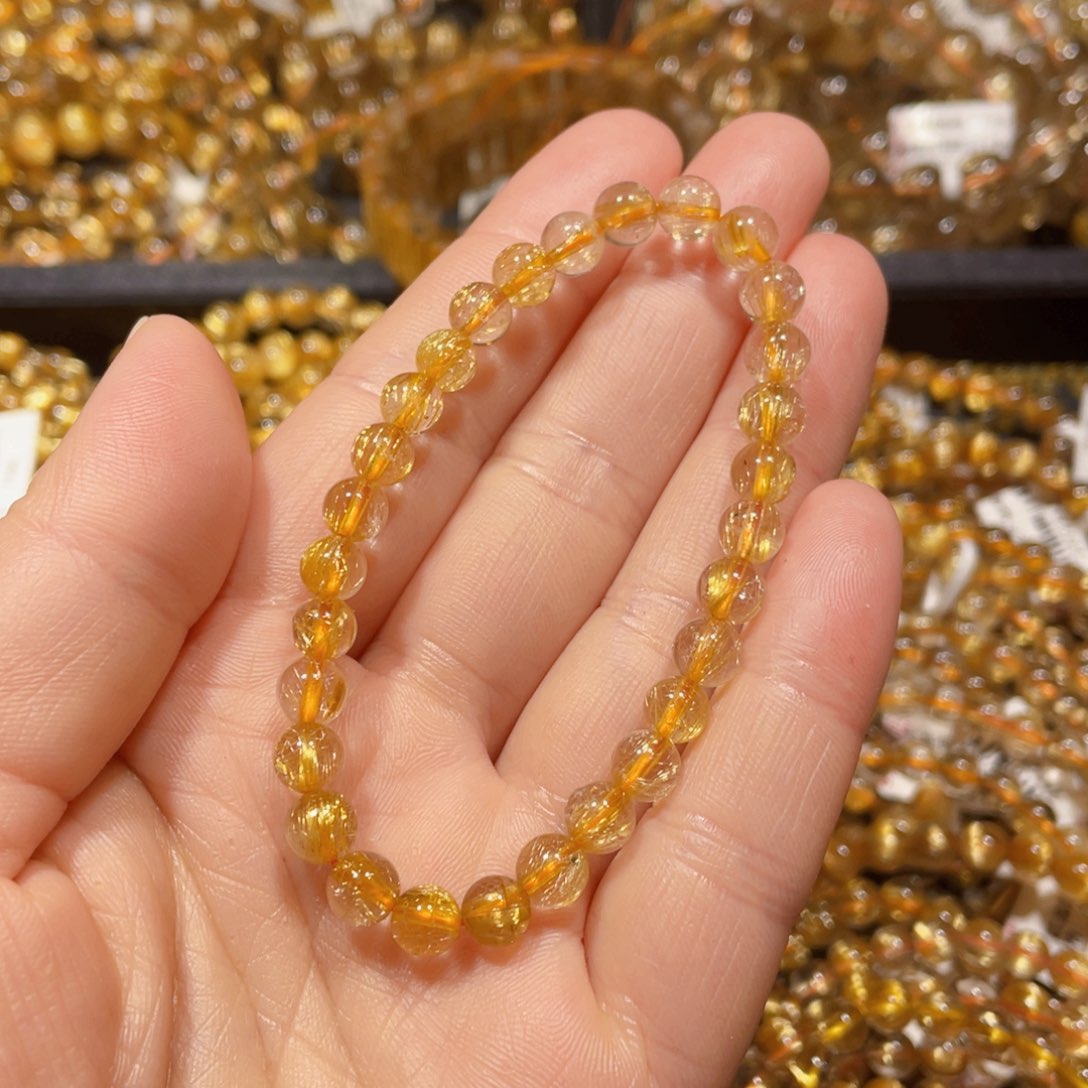 水晶手链未镶嵌天然水晶手链