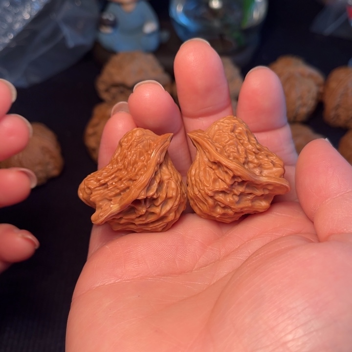 把件文玩核桃吉祥鸟