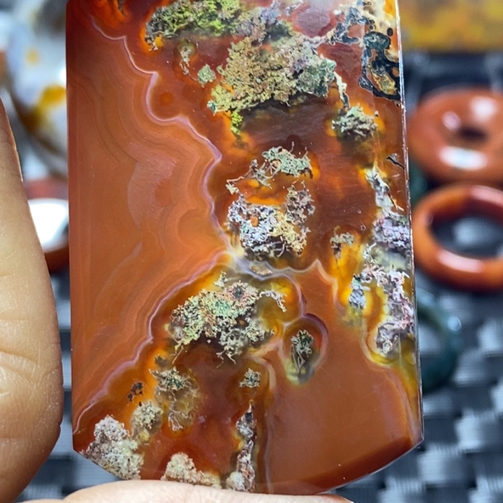 玛瑙/玉髓颈饰未镶嵌飘*