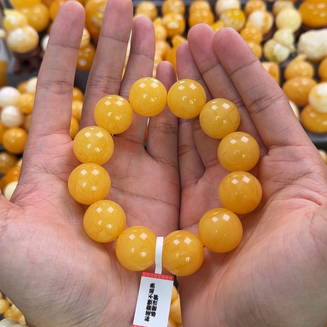 琥珀未镶嵌珠宝奇石20mm同料