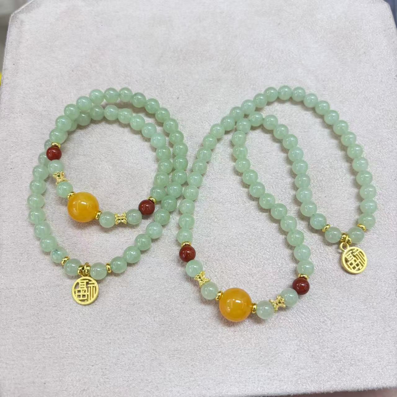 黄口蜜蜡双圈6m*（多样性单个发货）