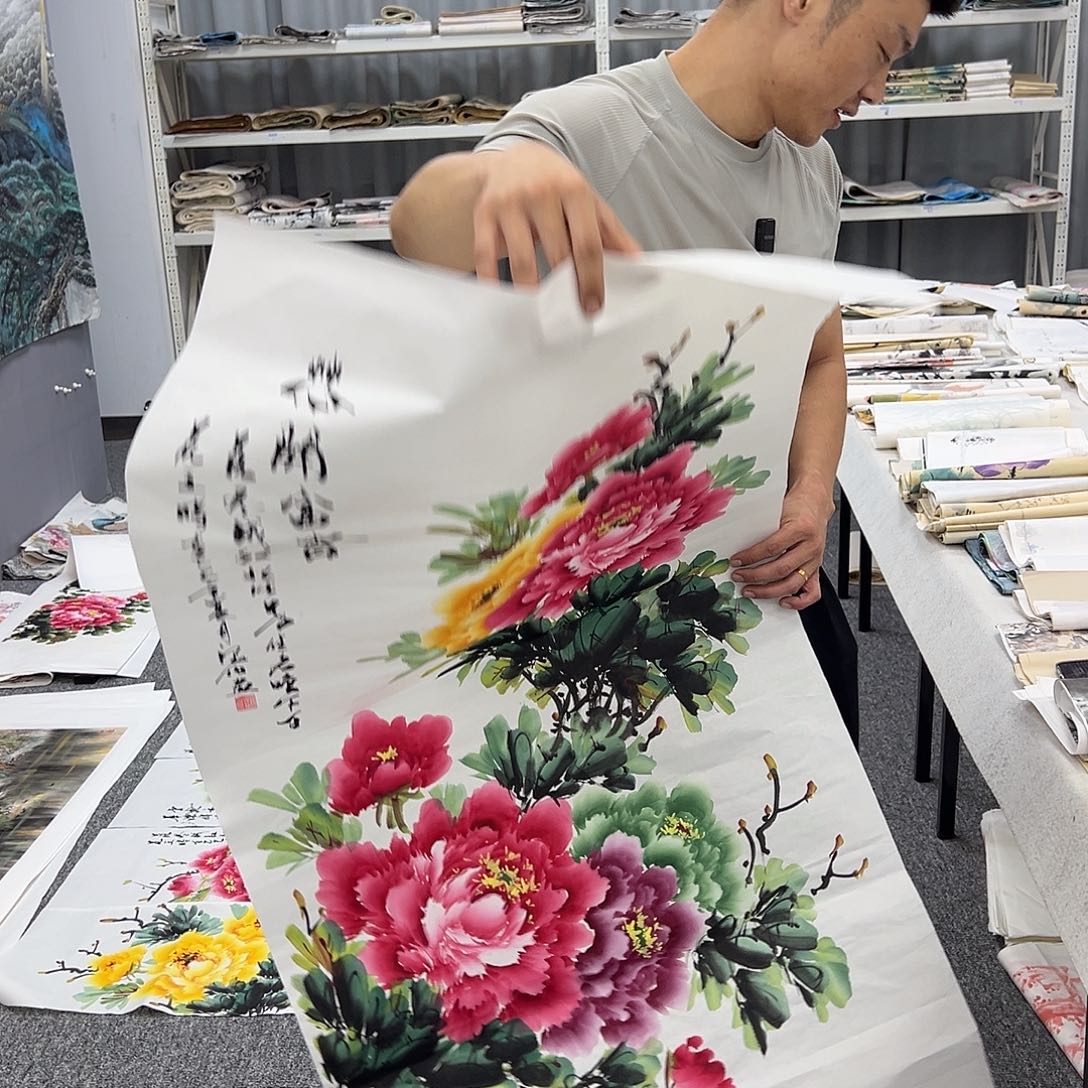 国画纯手绘字画宣纸