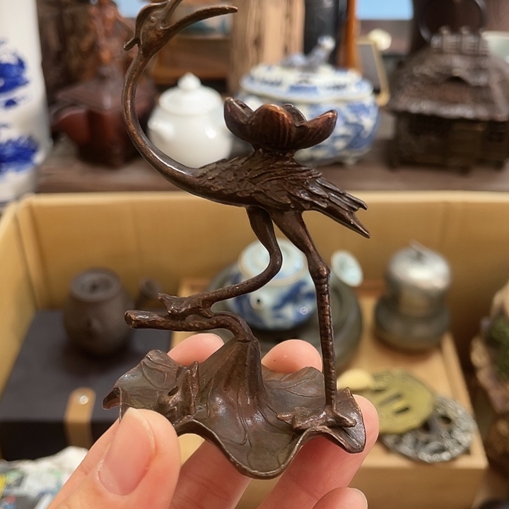 铜中古工艺品摆件