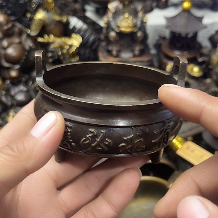 顺顺利利，铜器摆件