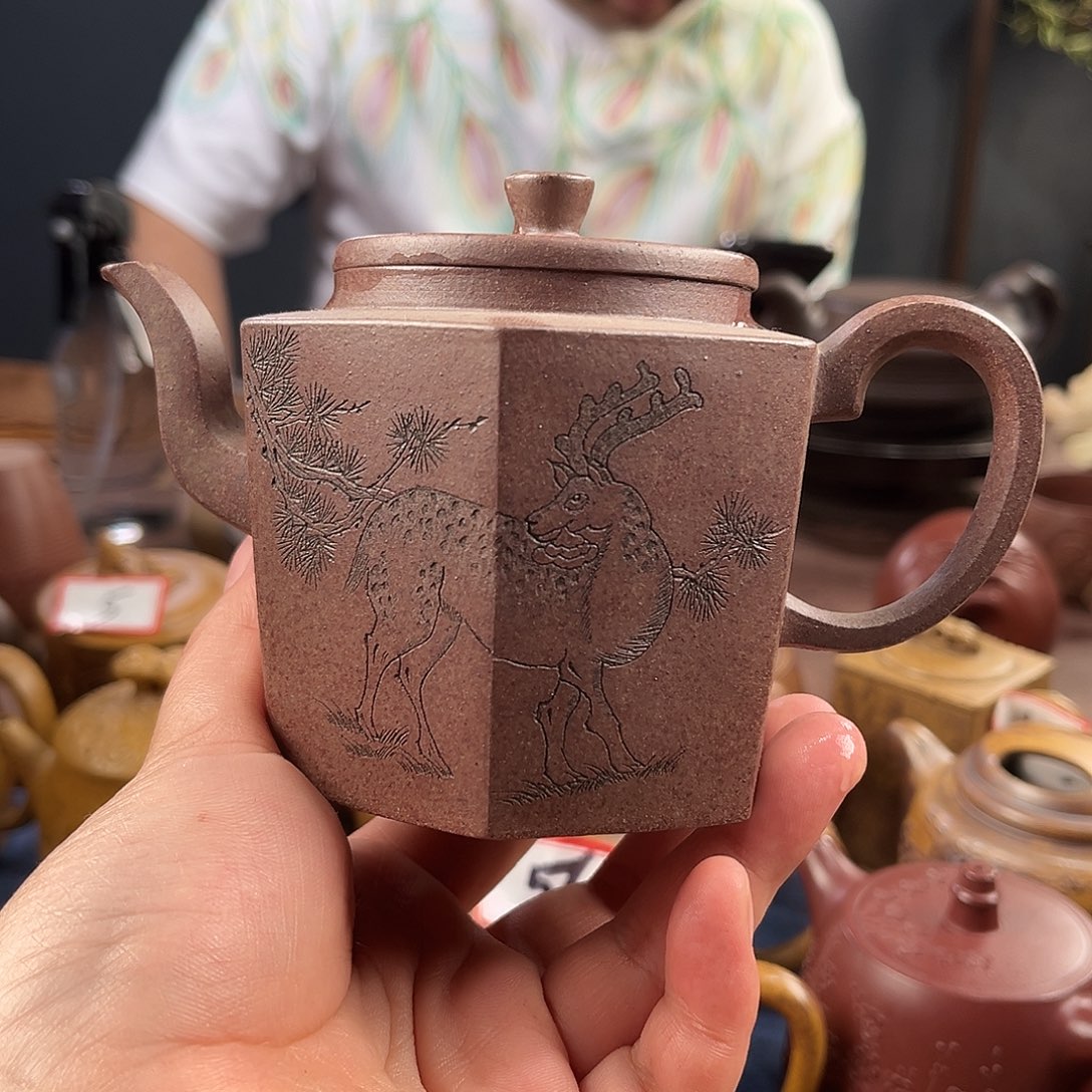 茶壶紫泥宜兴紫砂