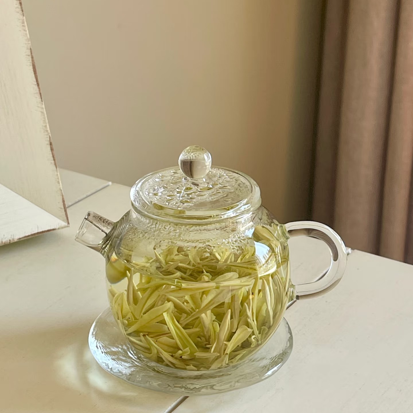 新茶春茶白茶兰花香清爽醇厚耐泡一芽一叶