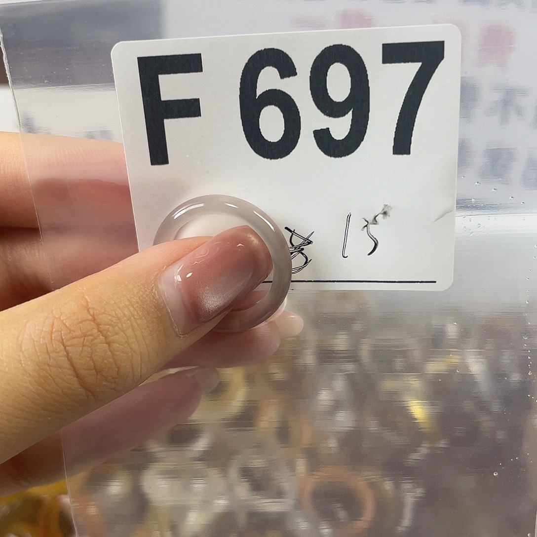 玛瑙/玉髓戒指合金697