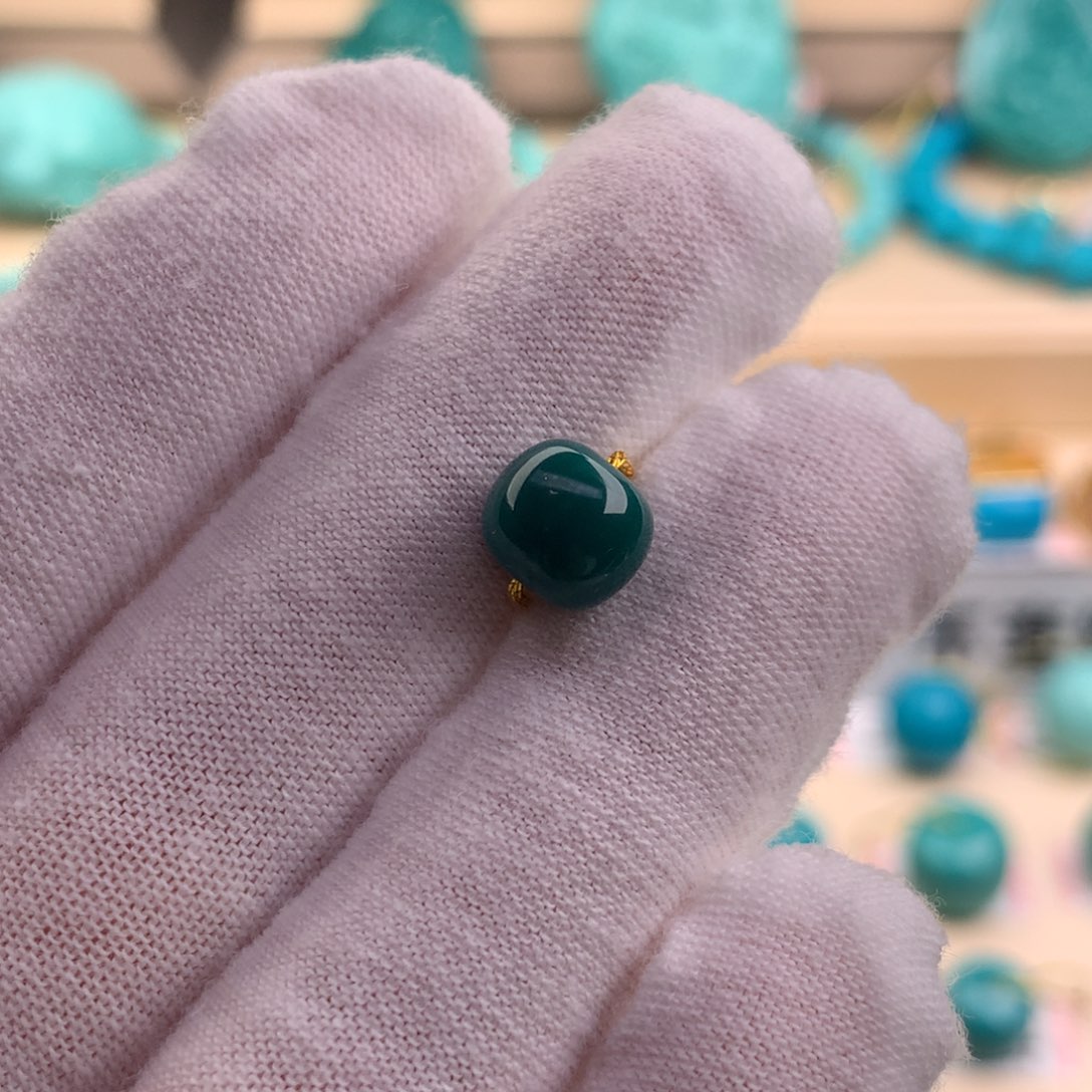 绿松石珠宝奇石未镶嵌8.2−7.3