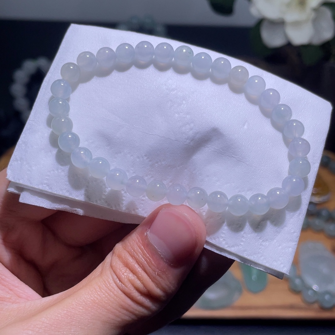 定制翡翠未镶嵌手串卡6