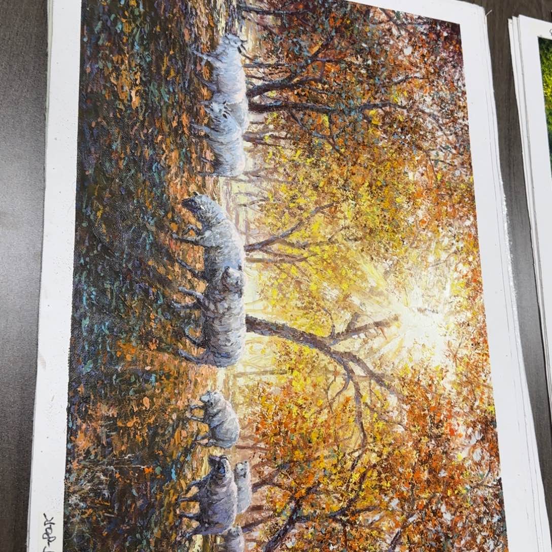 油画我是一个很喜欢