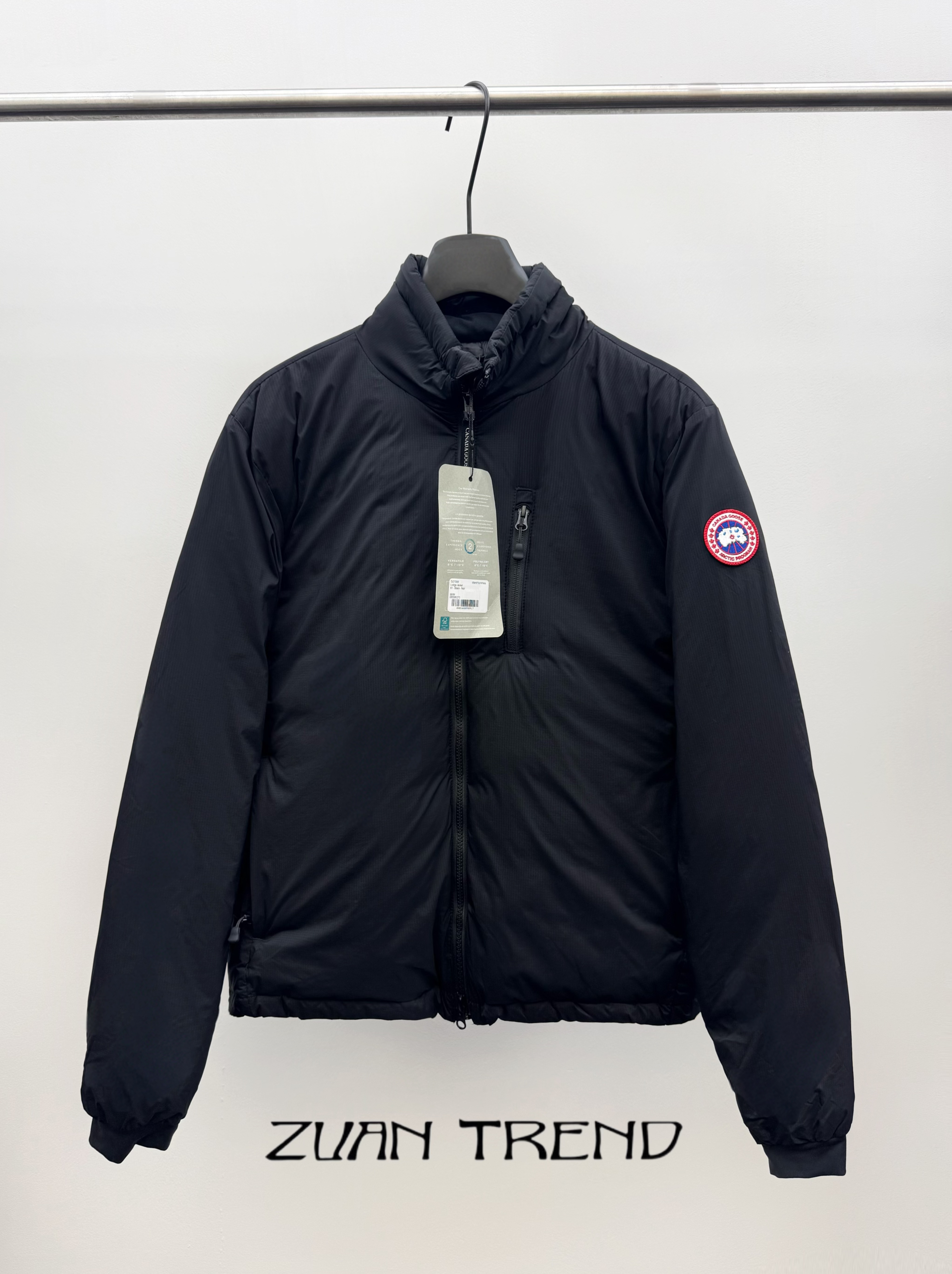 未使用 CANADA GOOSE  Lodge系列 红标立领短款羽绒服 男款 