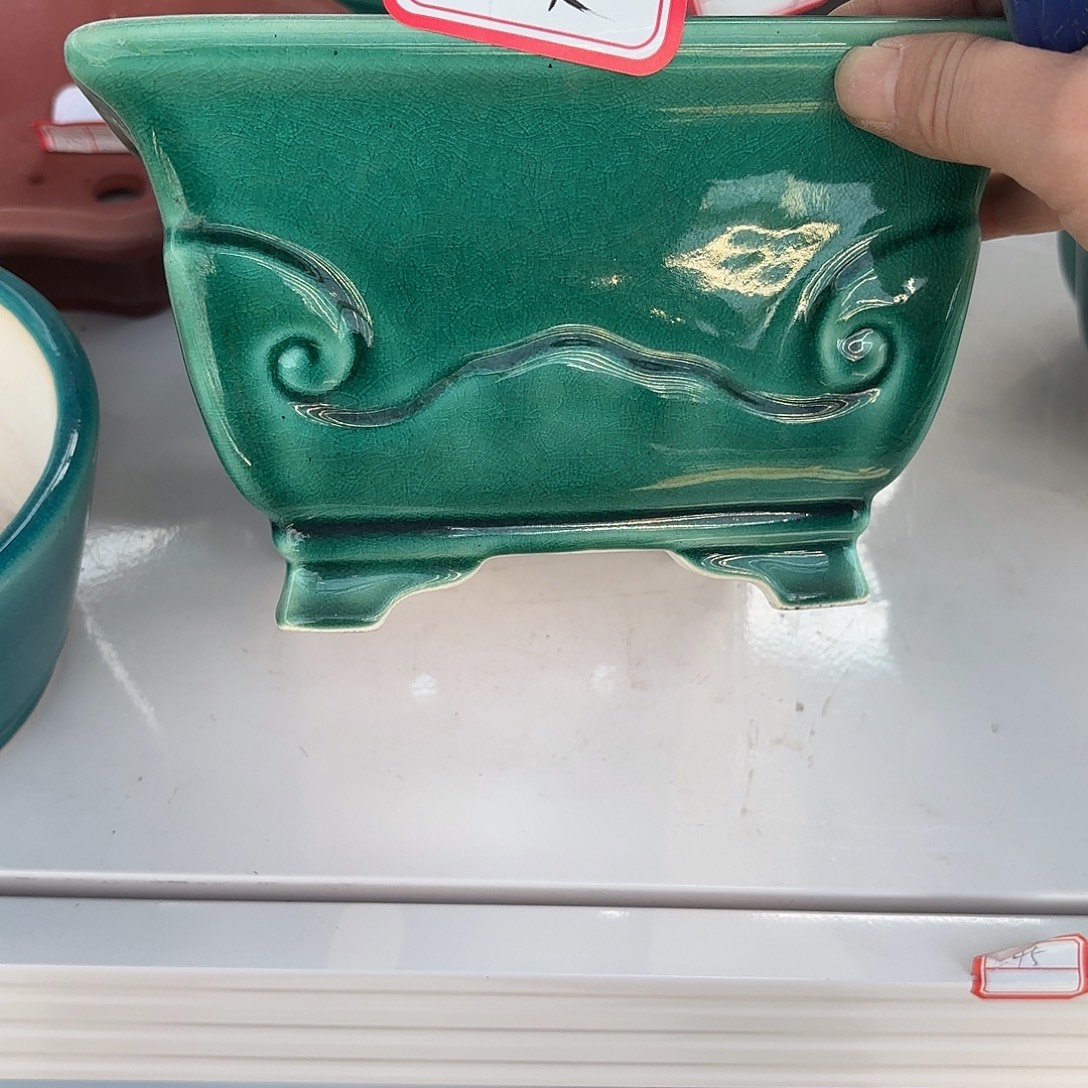 青***╮紫砂花盆紫砂工艺品