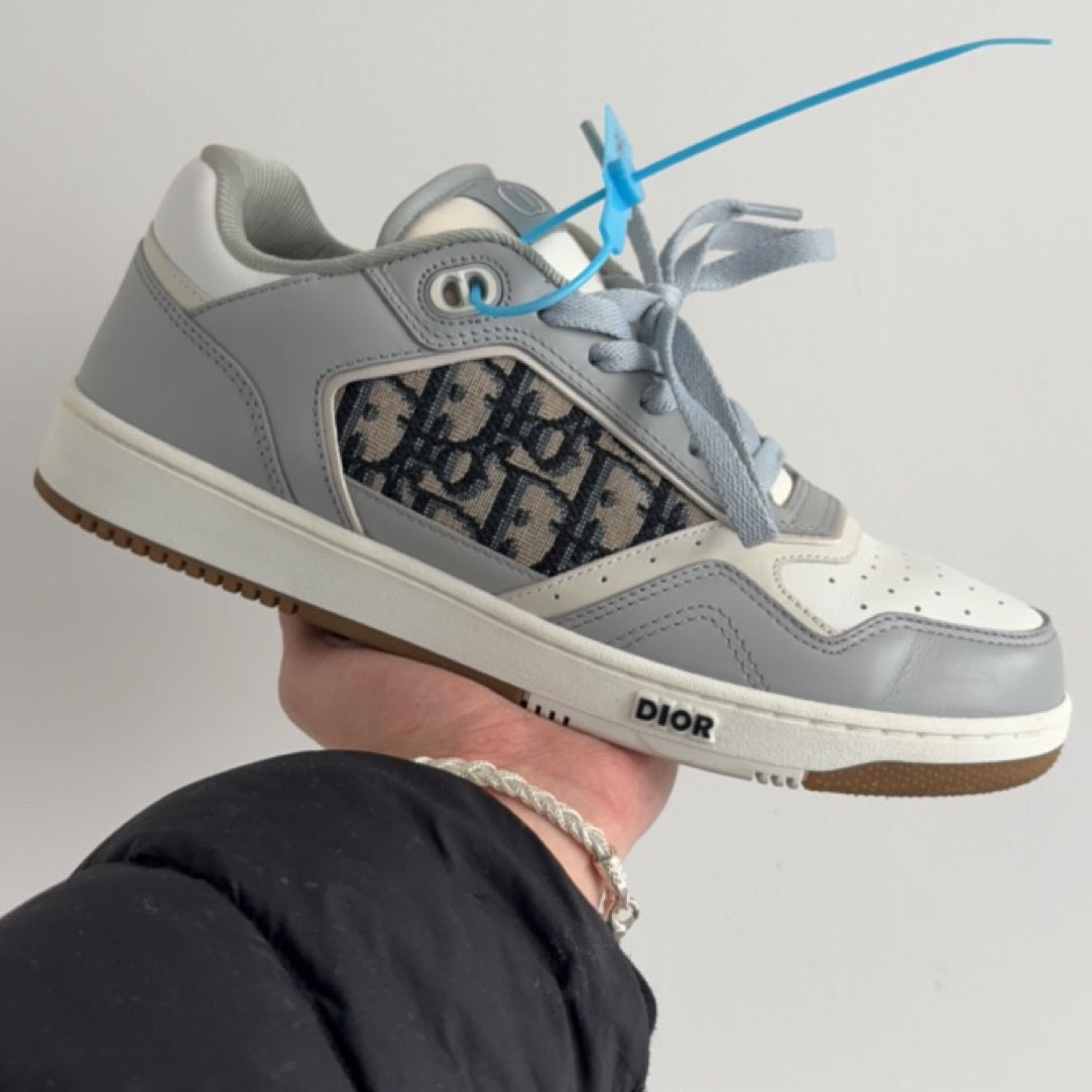99新 DIOR/迪奥 Dior 迪奥 B27 灰色 板鞋