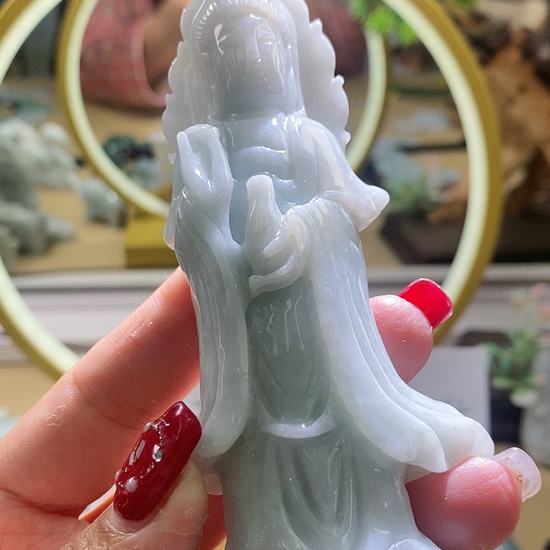 【闪购商品】翡翠颈饰未镶嵌观音