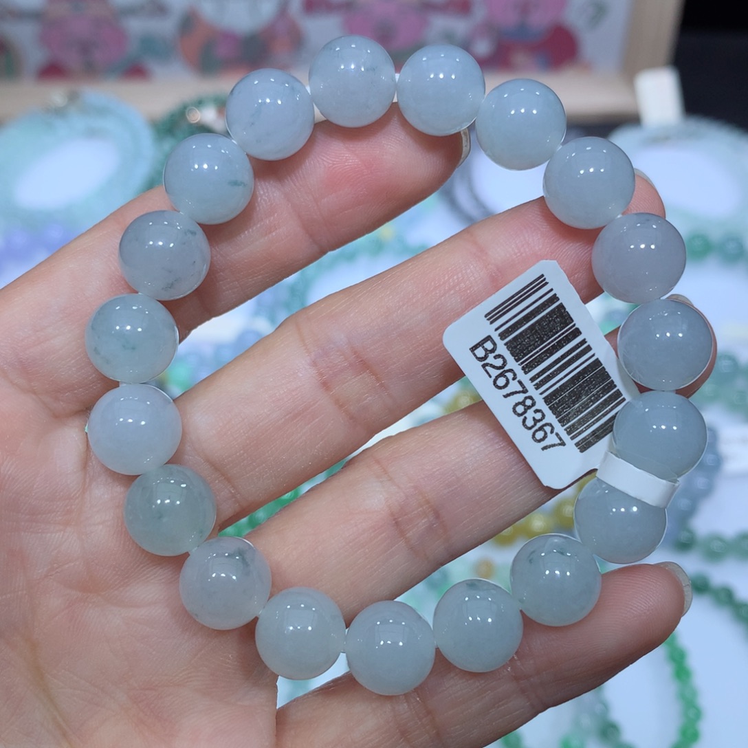 翡翠未镶嵌手链天然