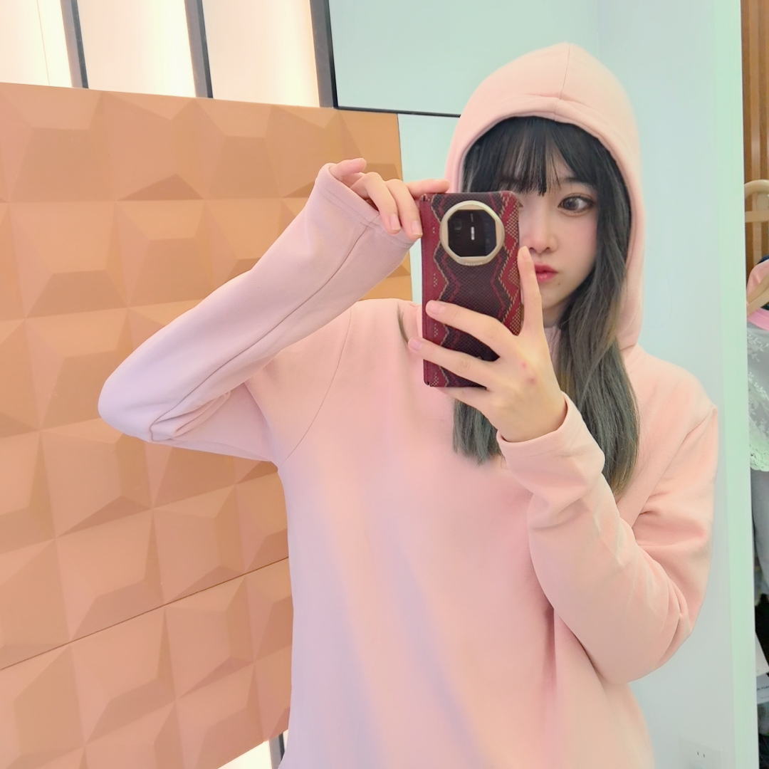 超厚双面膨体绒 舒服届的天花板！25冬 半高领连帽打底T恤