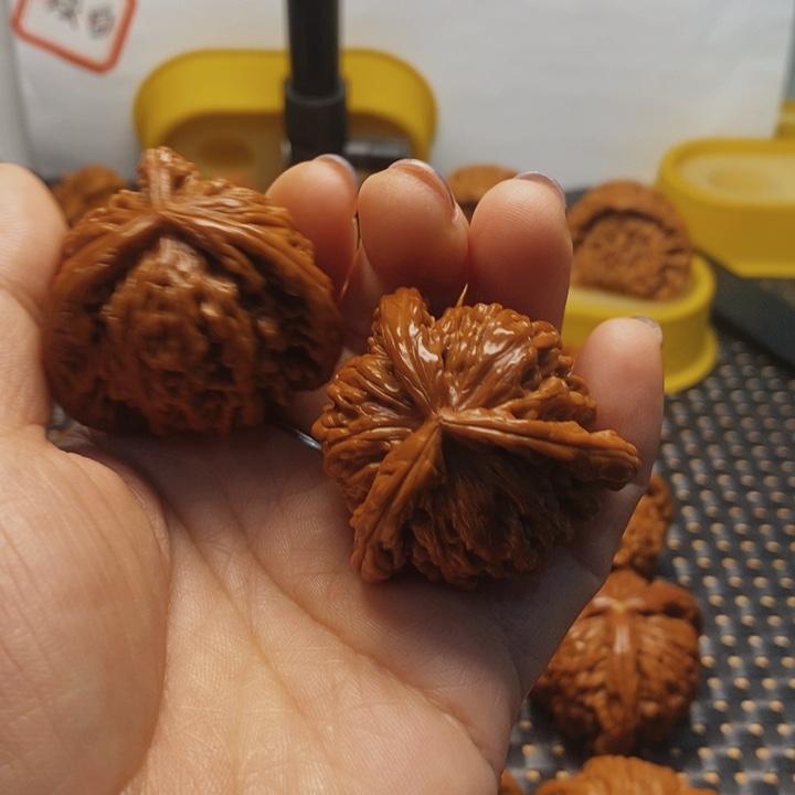 核桃手串/手链汪***皮工艺