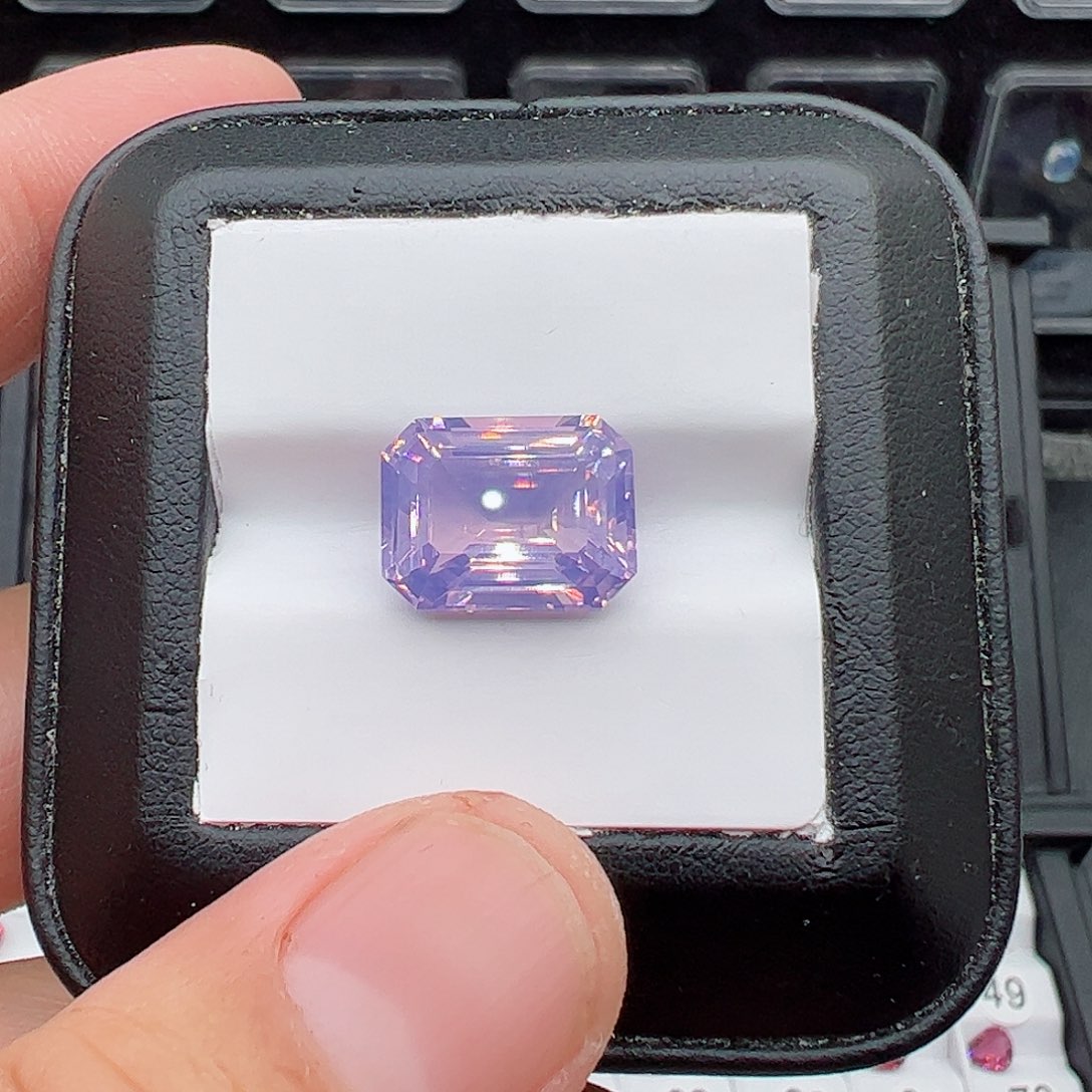 紫晶7.92克拉裸石未镶嵌