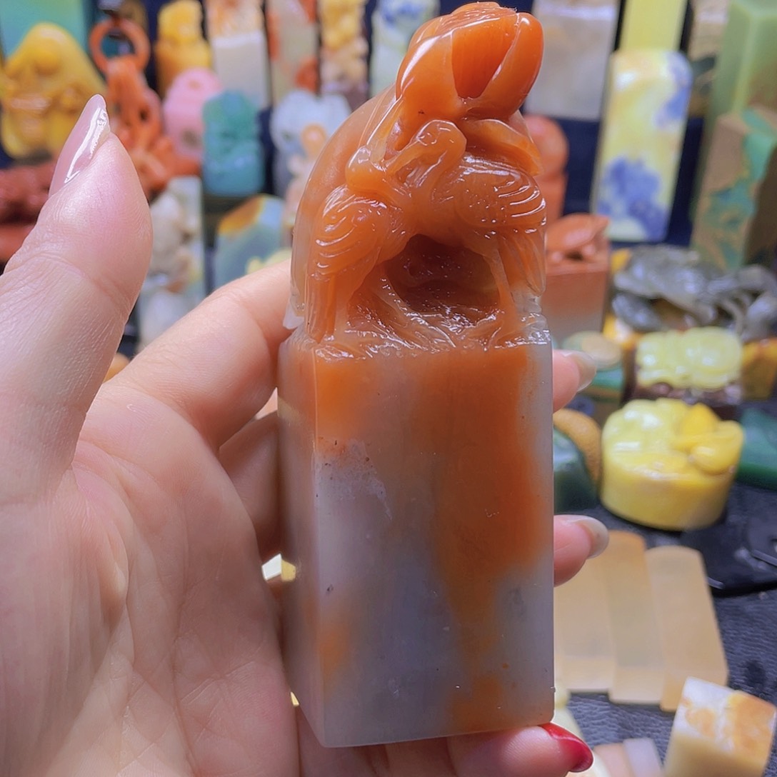 昌化石印石老挝水洞