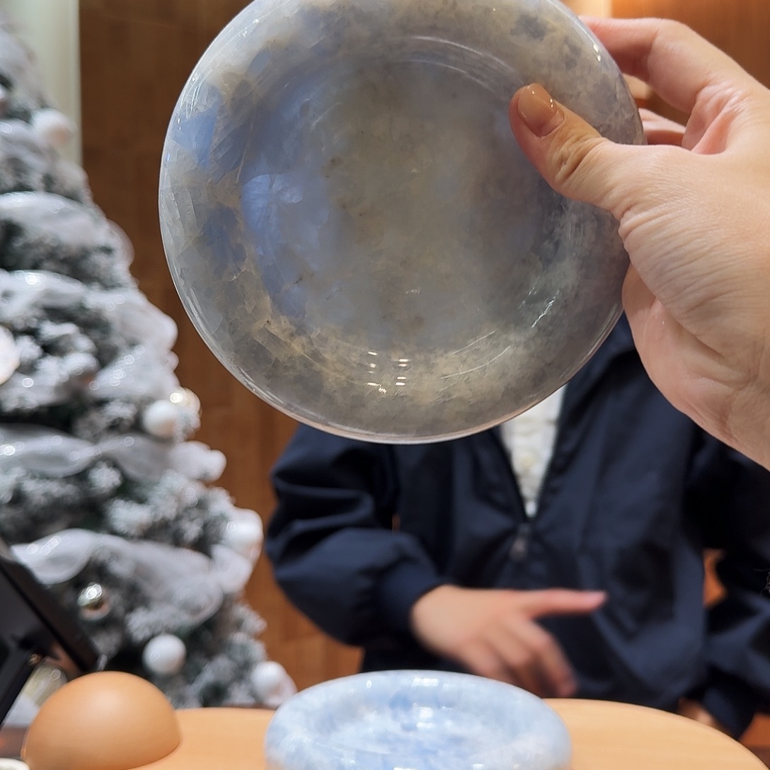135蓝水晶嘟嘟盘。 