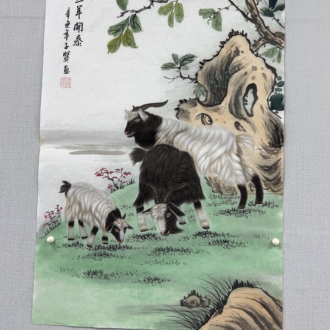 国画国画作品纯手绘作品