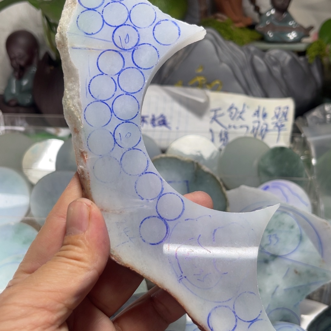 梦***_裸石翡翠翡翠毛料