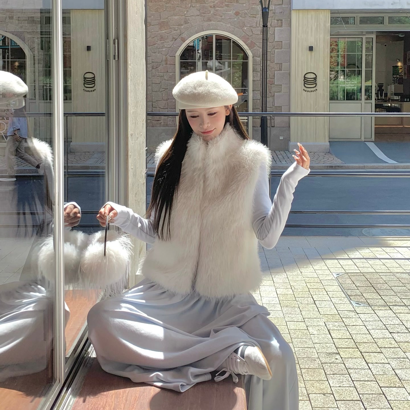 3MER  温柔千金毛毛马甲