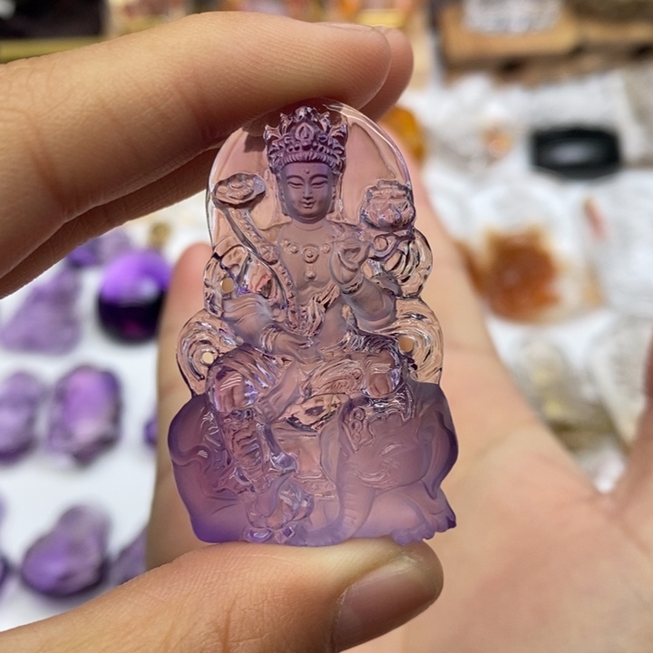 水晶颈饰未镶嵌张*定制