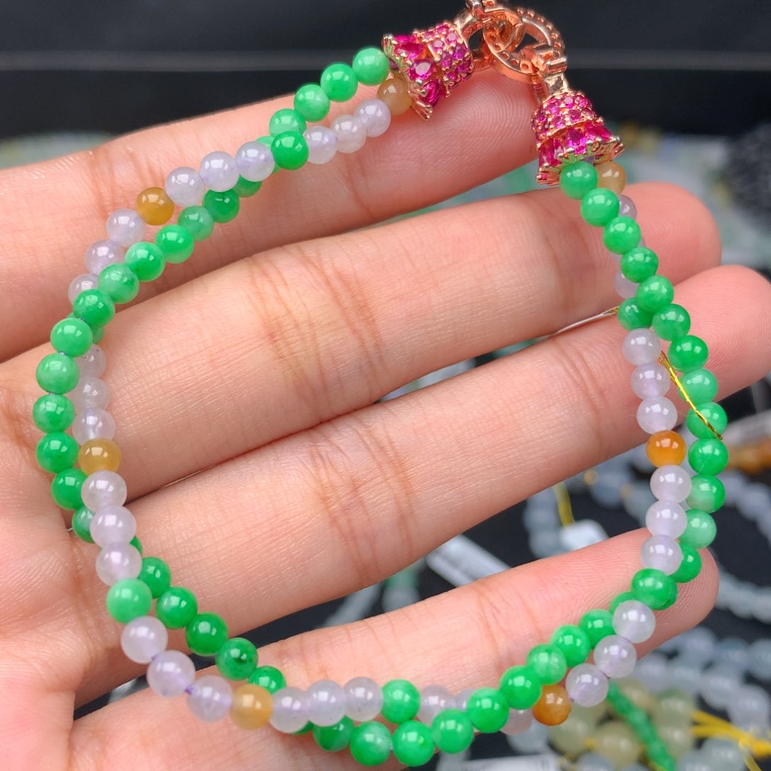 翡翠手链未镶嵌‼️新品‼️