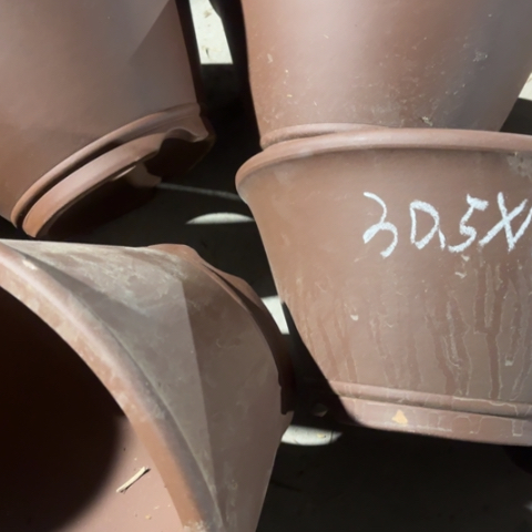 紫砂花盆100-4。100-4