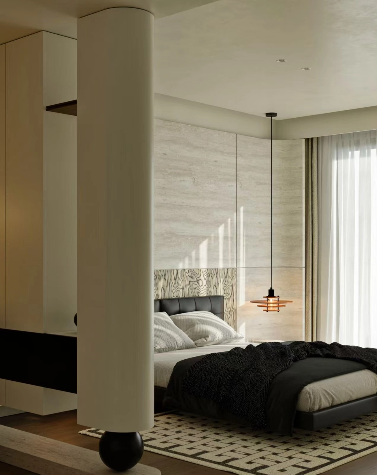 孤品【M.LANG】睡衣长袖裙甜美花园