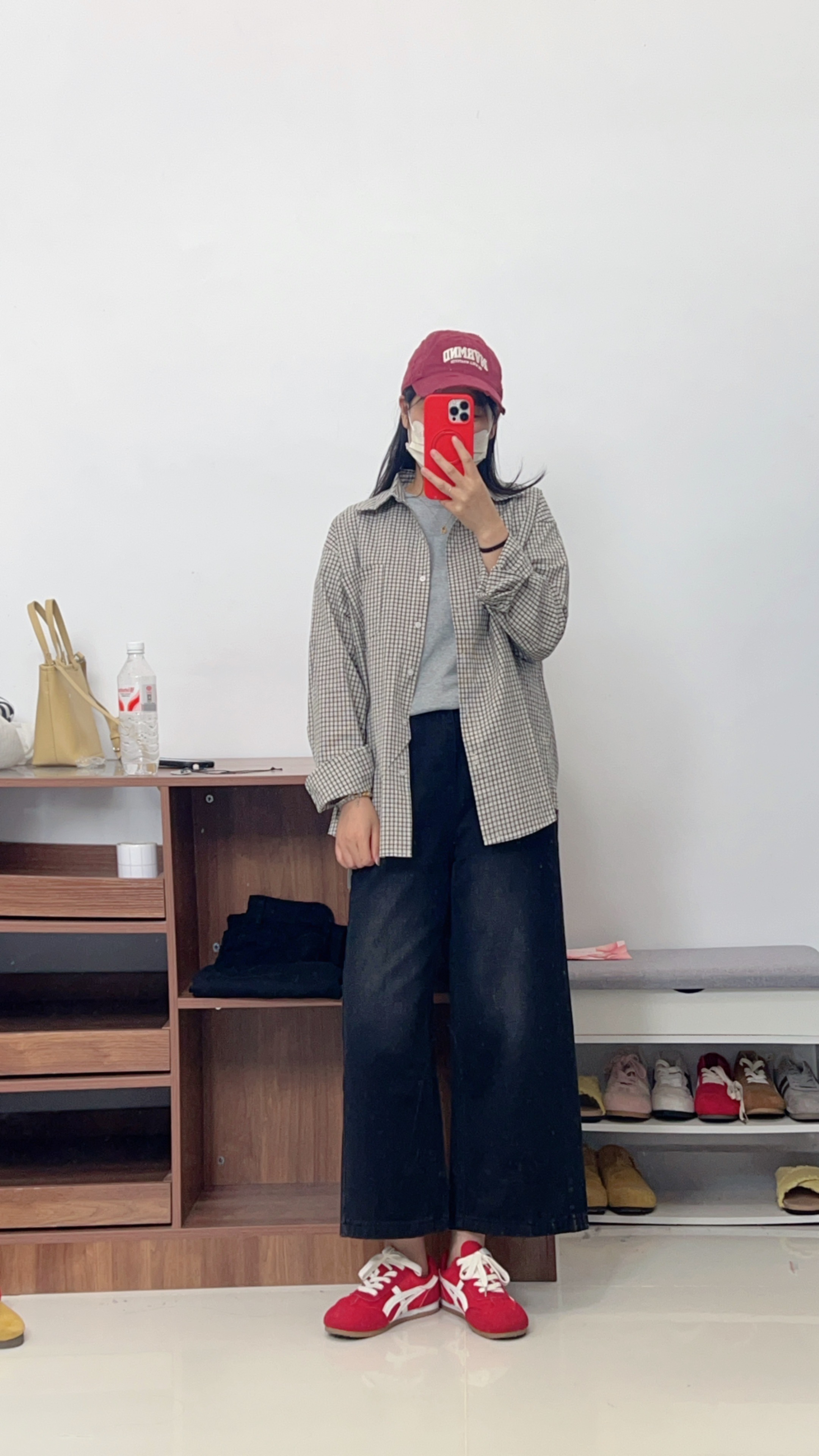 【桃喜小店】春秋休闲宽松拼接百搭套头女士
