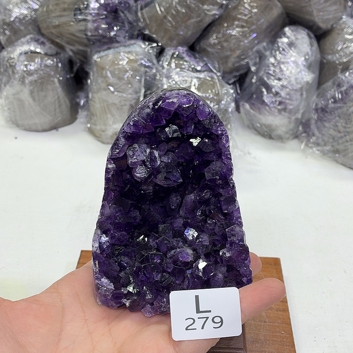 摆件水晶未镶嵌天然紫水晶