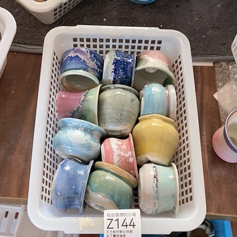 紫砂花盆144微瑕品口径4到5左右