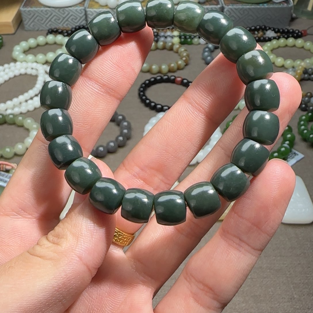 和田玉手串未镶嵌