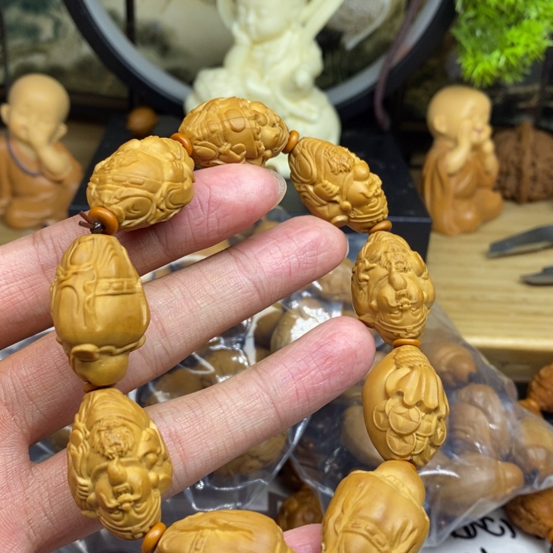 橄榄核手串/手链橄榄核雕工艺手串