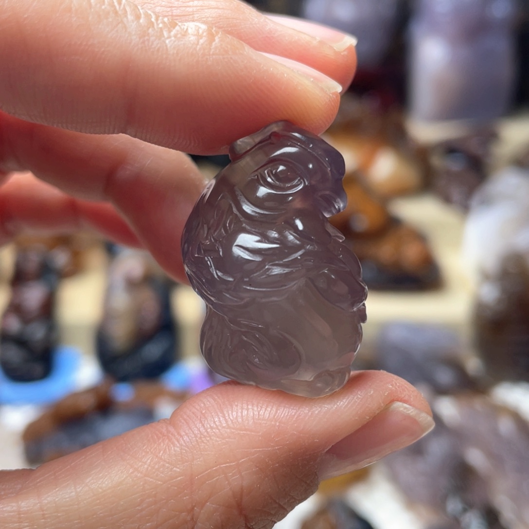 玛瑙/玉髓玛瑙未镶嵌公鸡