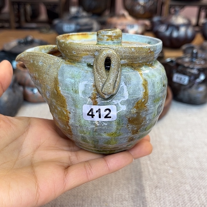 裸柴烧陶瓷手工茶器