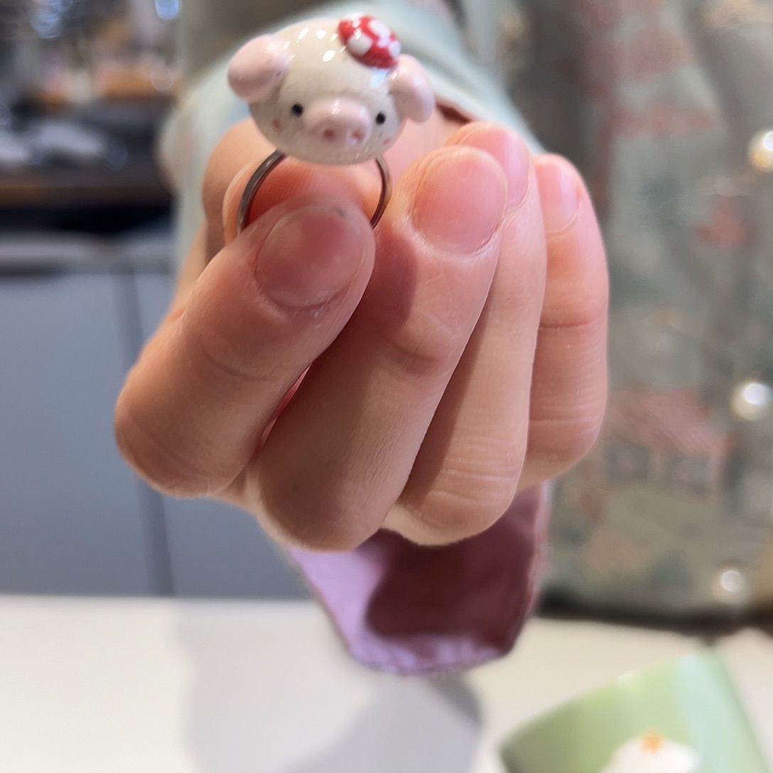 陶瓷戒指手作陶瓷手作