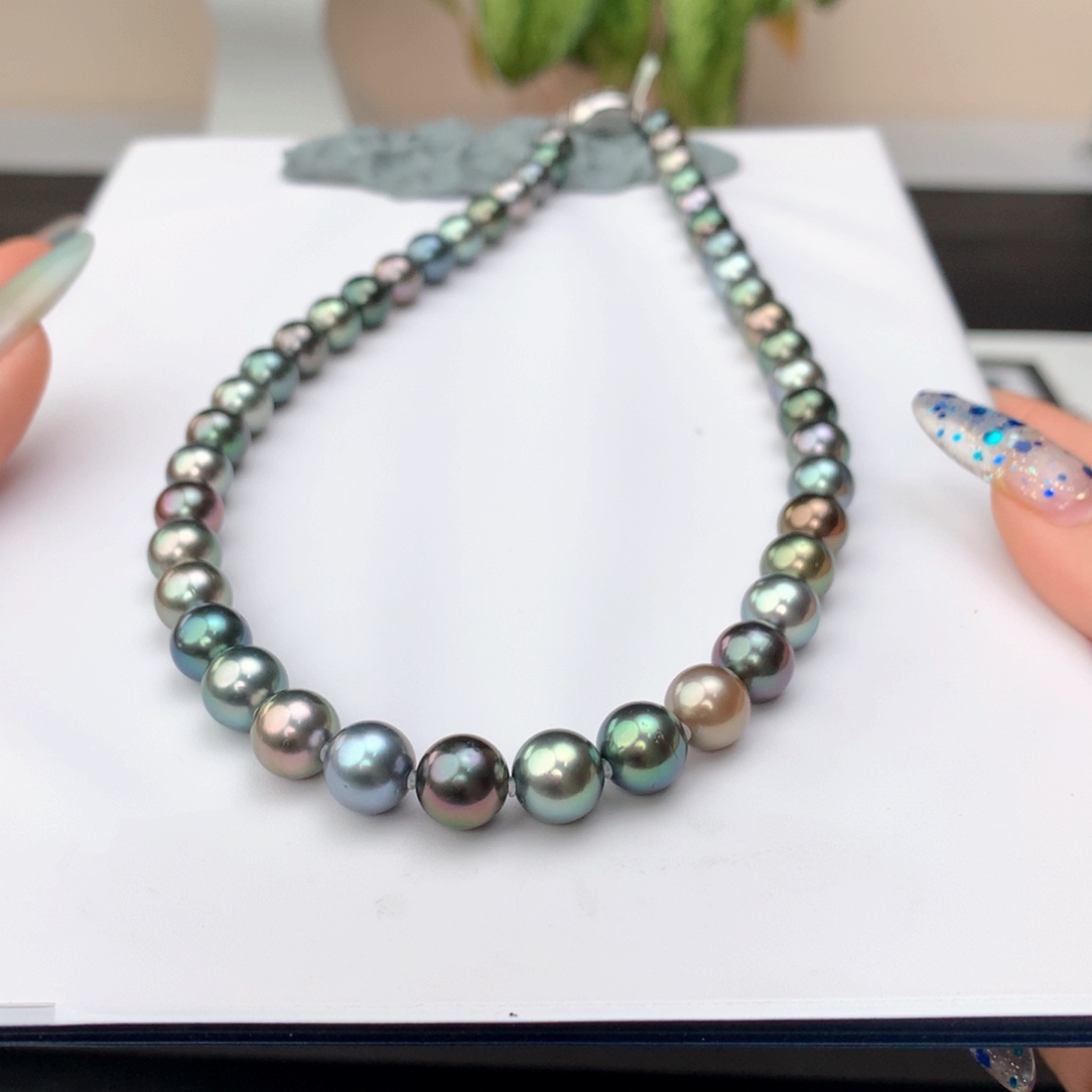 海水珍珠颈饰银S925镶嵌