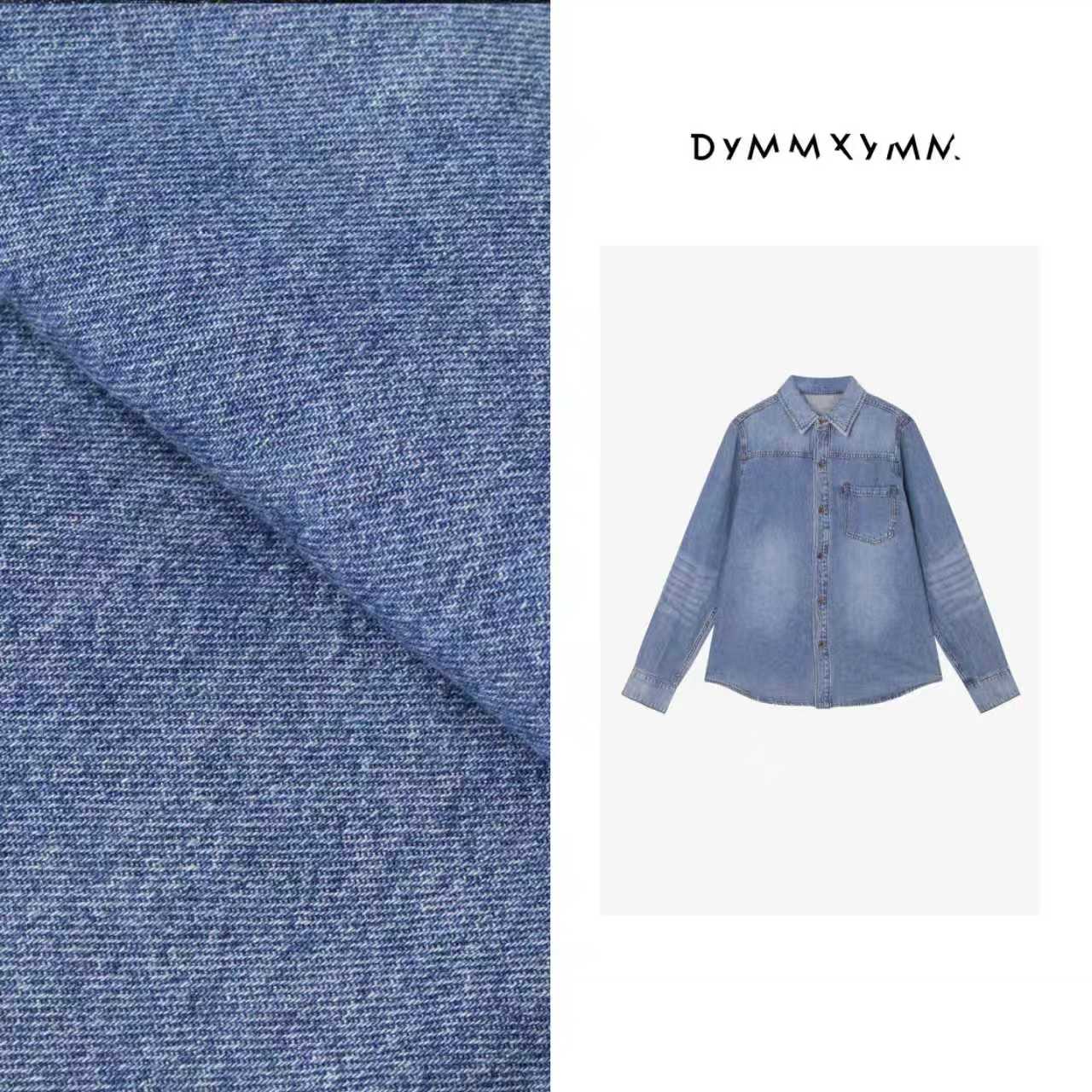 【DYMMXYMM】-《云絮》-.新款水洗牛仔衬衫-5FW-W250613