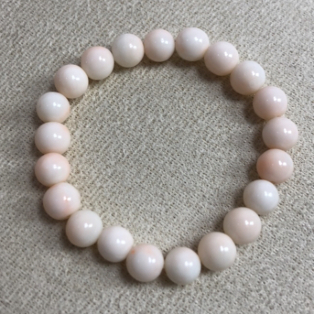 天然红色珊瑚珠暮雪