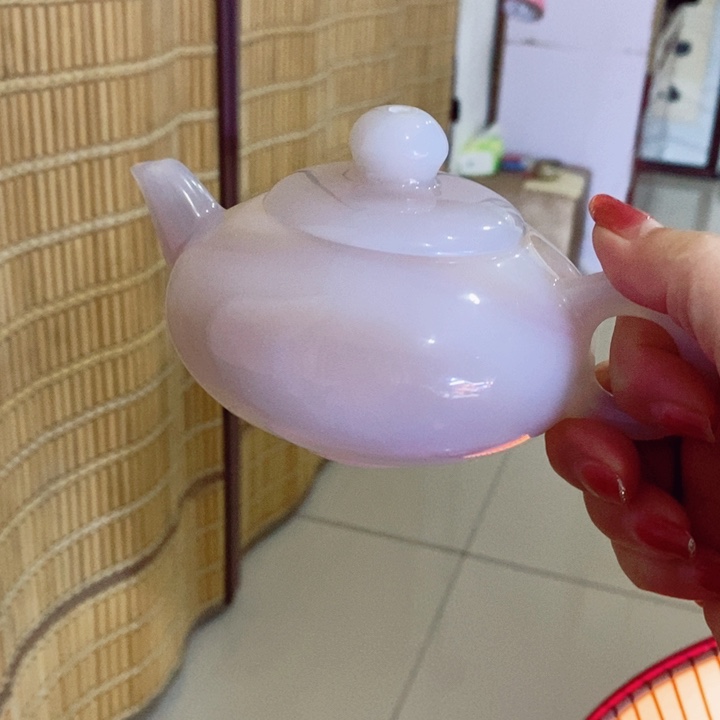 玛瑙/玉髓茶具未镶嵌雪****穿