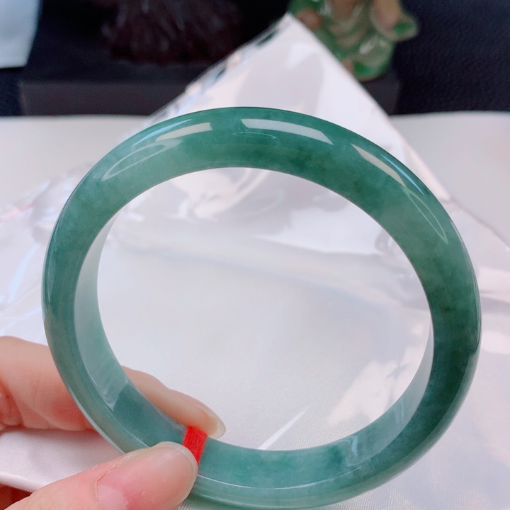 未镶嵌手镯翡翠58圈