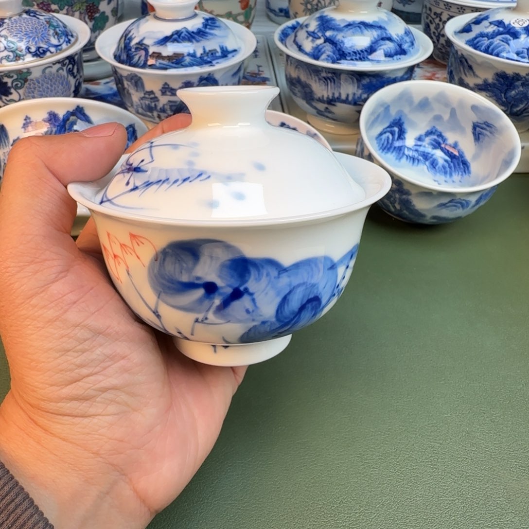 陶纯手工纯手绘茶具340