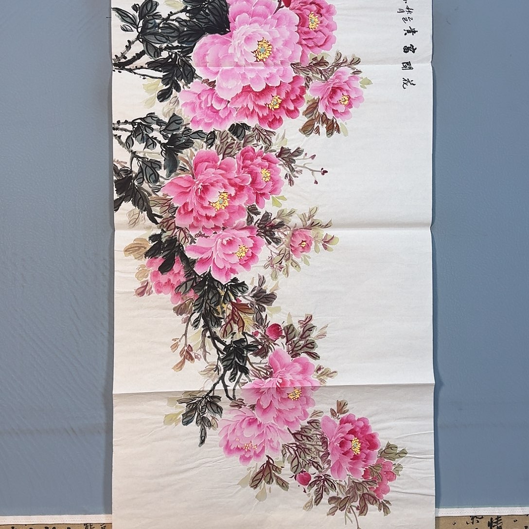 国画1372 牡丹一如您的脸颊