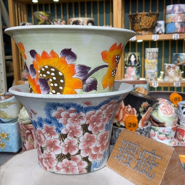 红陶景德镇艺术手绘作品