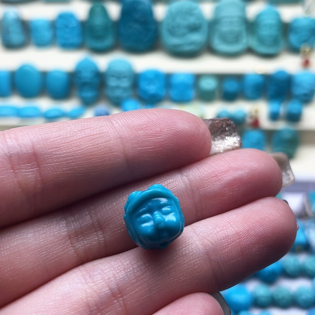 未镶嵌绿松石珠宝奇石