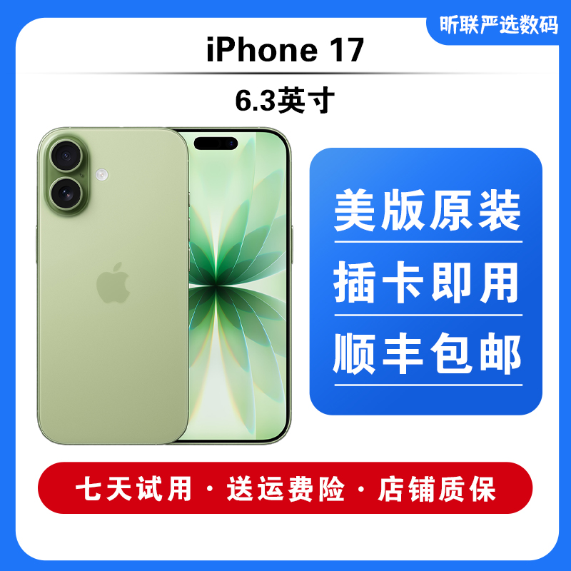95新 Apple/苹果 9新iPhone17 美版/双卡双待插卡即用