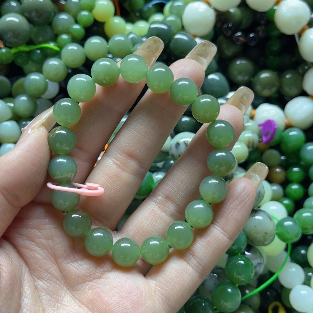 和田玉手串未镶嵌